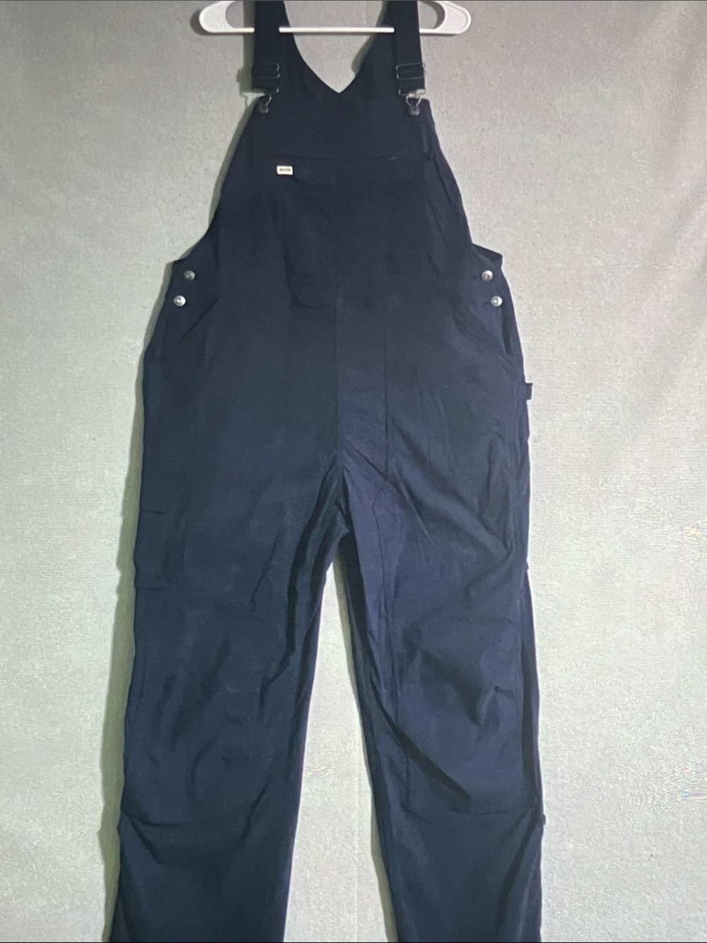 Duluth Trading Co Navy Workwear Top with Label